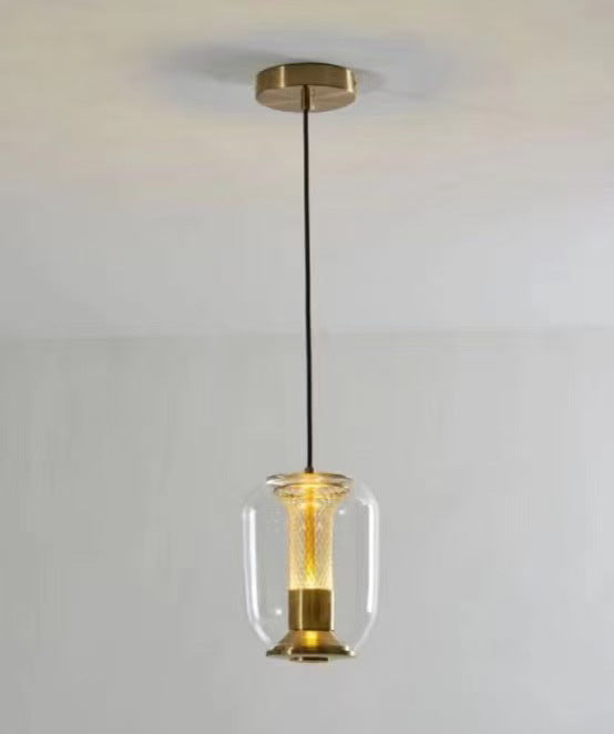 Solara Glass Capsule Pendant Light