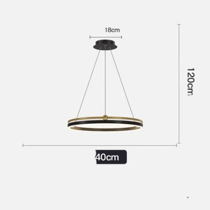 AeroLine Brushed Aluminum LED Chandelier