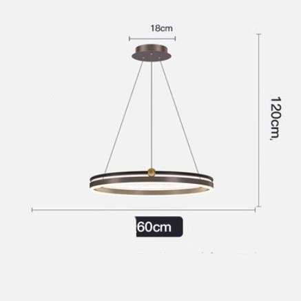 AeroLine Brushed Aluminum LED Chandelier