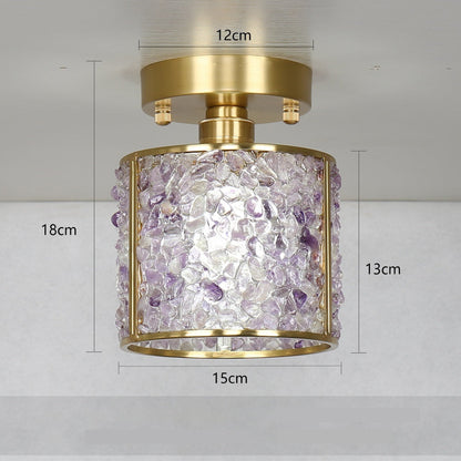 Aureum Crystal Luxe Ceiling Light