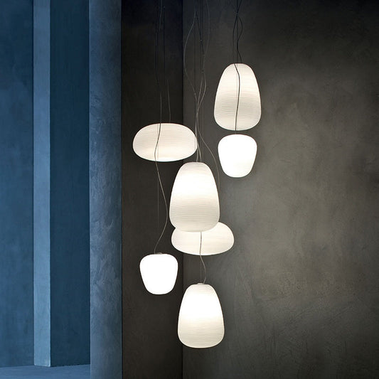 Aurora Nordic Glass Art Pendant Series