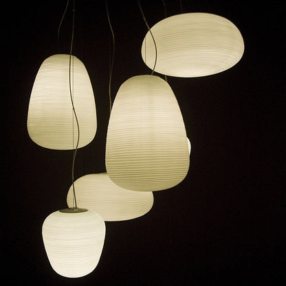 Aurora Nordic Glass Art Pendant Series