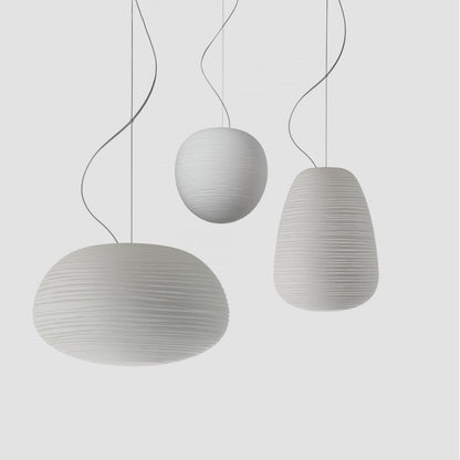 Aurora Nordic Glass Art Pendant Series