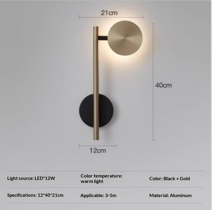 Axis Rotatable Nordic Wall Light