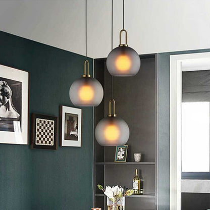Frosted Globe Nordic Pendant Light