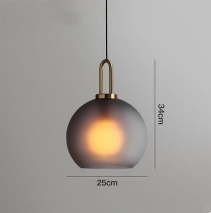 Frosted Globe Nordic Pendant Light