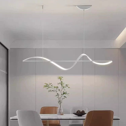 Italian Minimalist Line Restaurant Chandelier