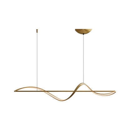 Italian Minimalist Line Restaurant Chandelier