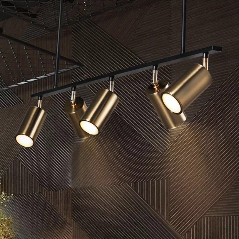 Noir Luxe Five-Light Iron Chandelier