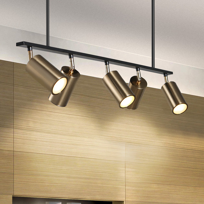Noir Luxe Five-Light Iron Chandelier
