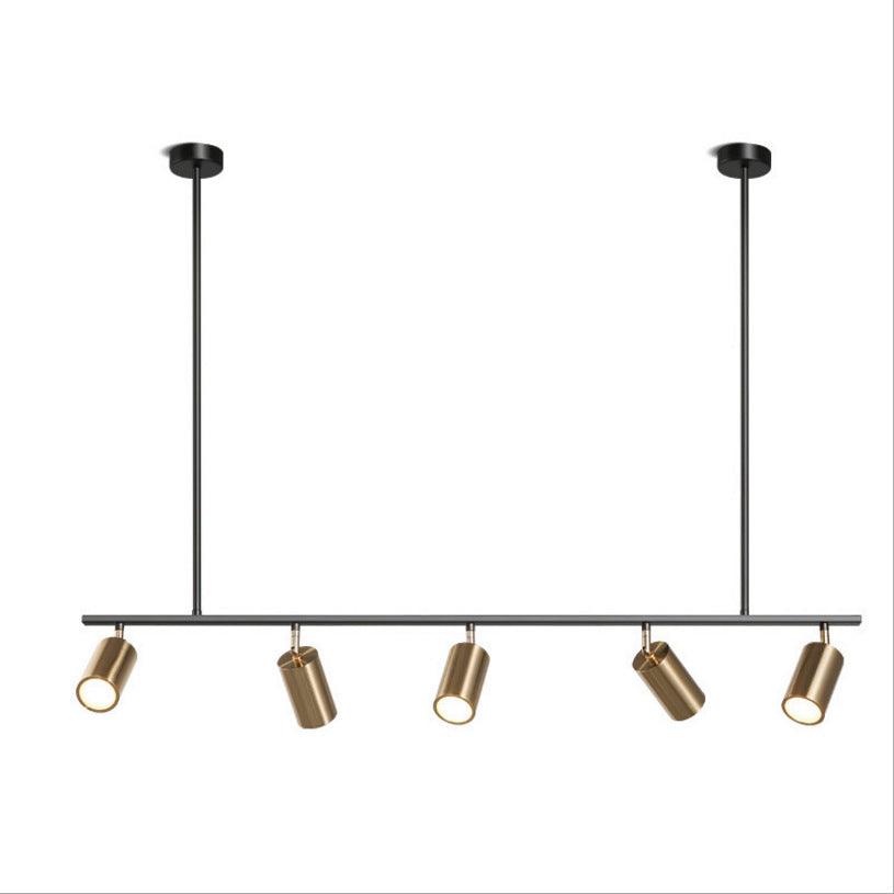 Noir Luxe Five-Light Iron Chandelier