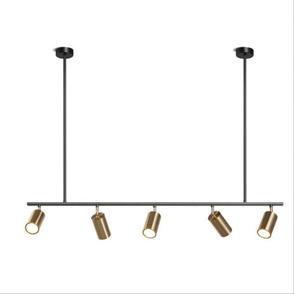 Noir Luxe Five-Light Iron Chandelier