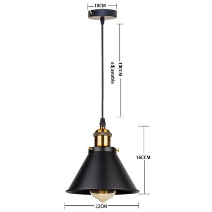 Noir Petite Triple Arm Chandelier