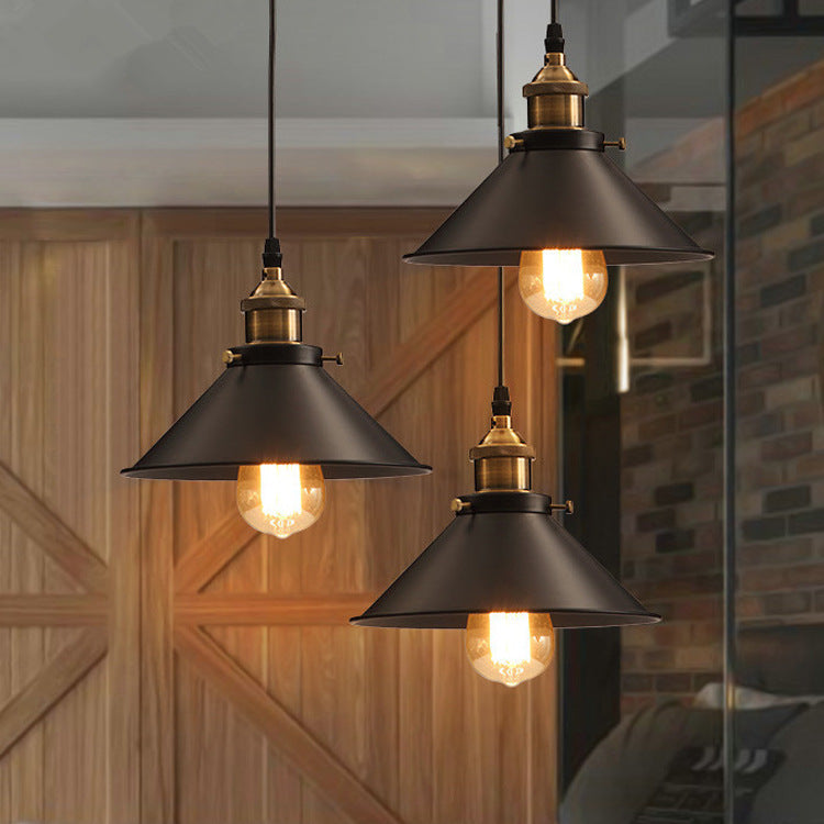 Noir Petite Triple Arm Chandelier