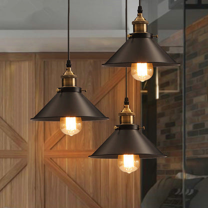 Noir Petite Triple Arm Chandelier