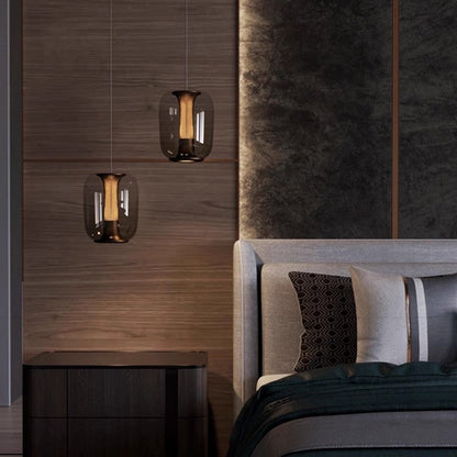 Solara Glass Capsule Pendant Light