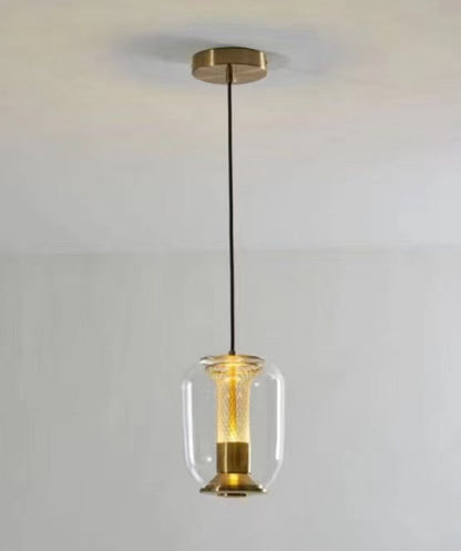 Solara Glass Capsule Pendant Light