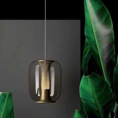 Solara Glass Capsule Pendant Light