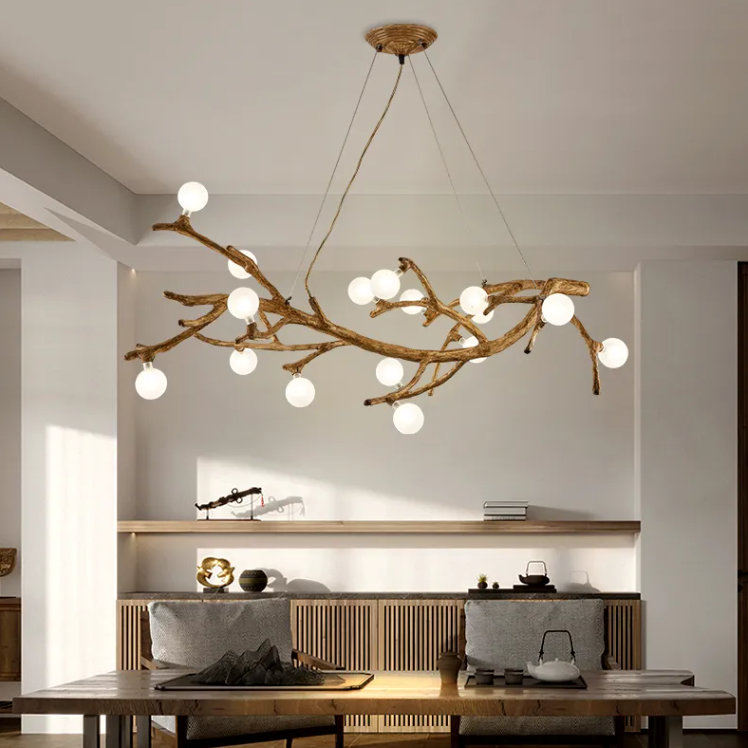 Zen Branch Sculptural LED Chandelier