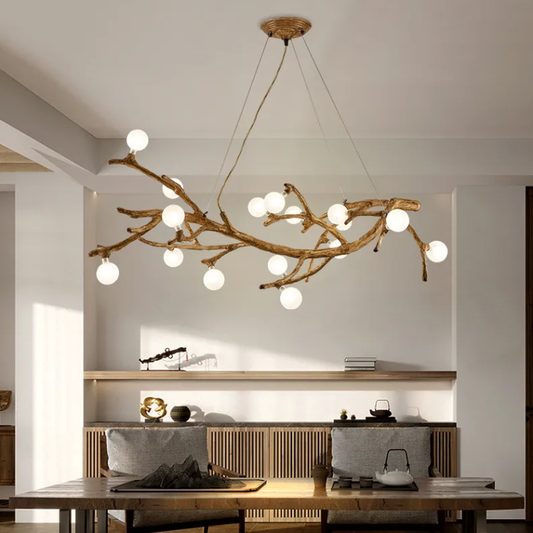 Zen Branch Sculptural LED Chandelier