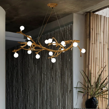 Zen Branch Sculptural LED Chandelier