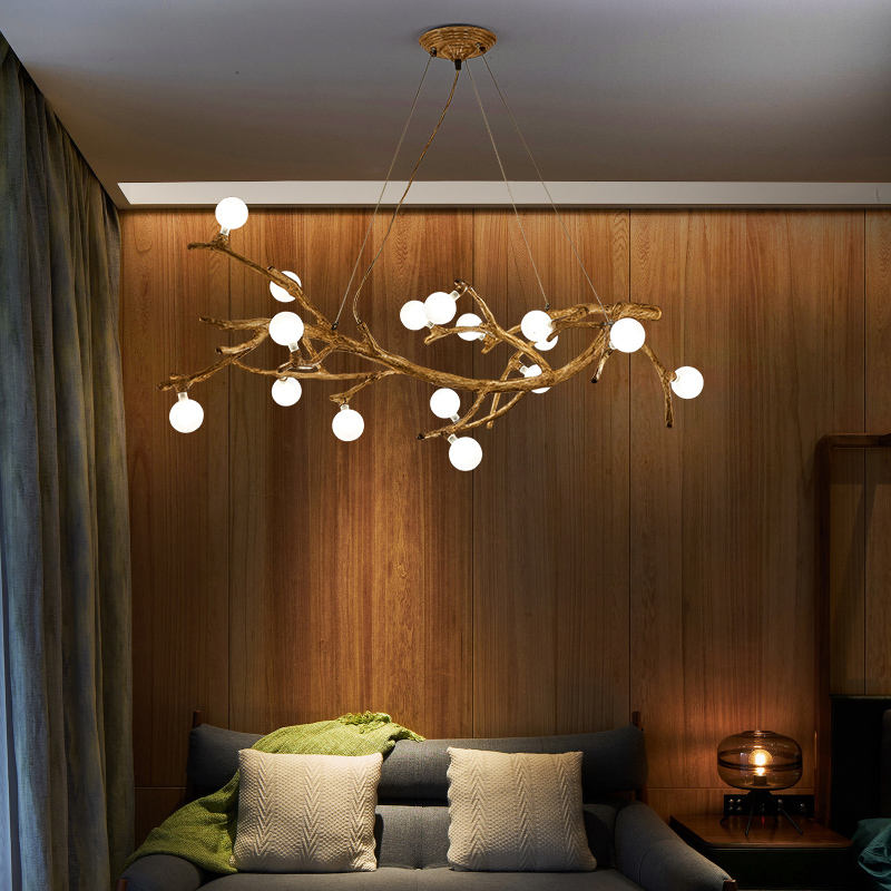 Zen Branch Sculptural LED Chandelier