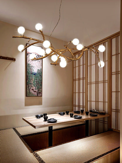 Zen Branch Sculptural LED Chandelier