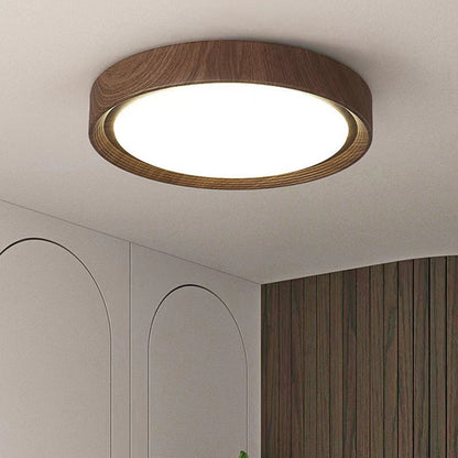 Zen Walnut Harmony Ceiling Light