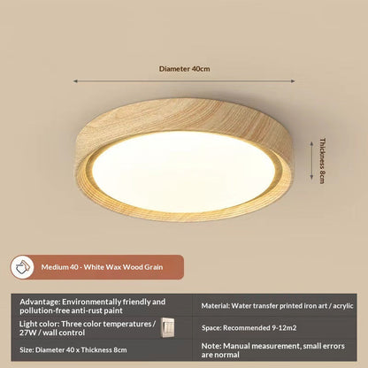 Zen Walnut Harmony Ceiling Light