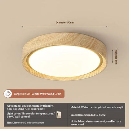 Zen Walnut Harmony Ceiling Light
